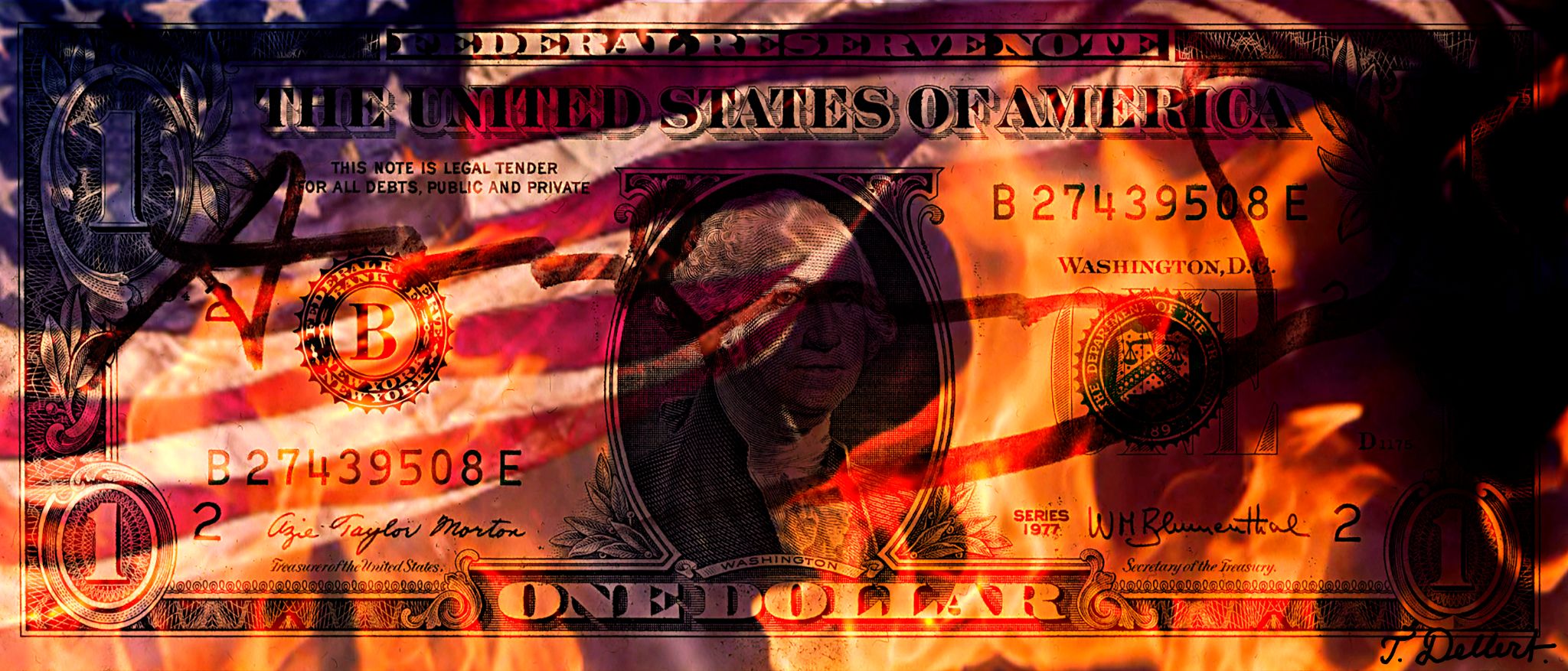 BURNING S DOLLAR 